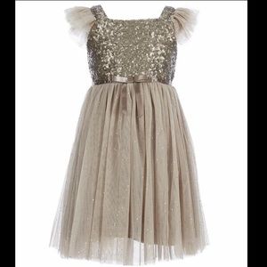 Popatu Bronze Taupe Toddler Dress
